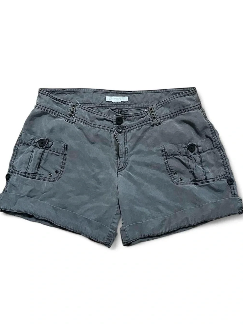 Charlotte Russe Grey Cargo Shorts